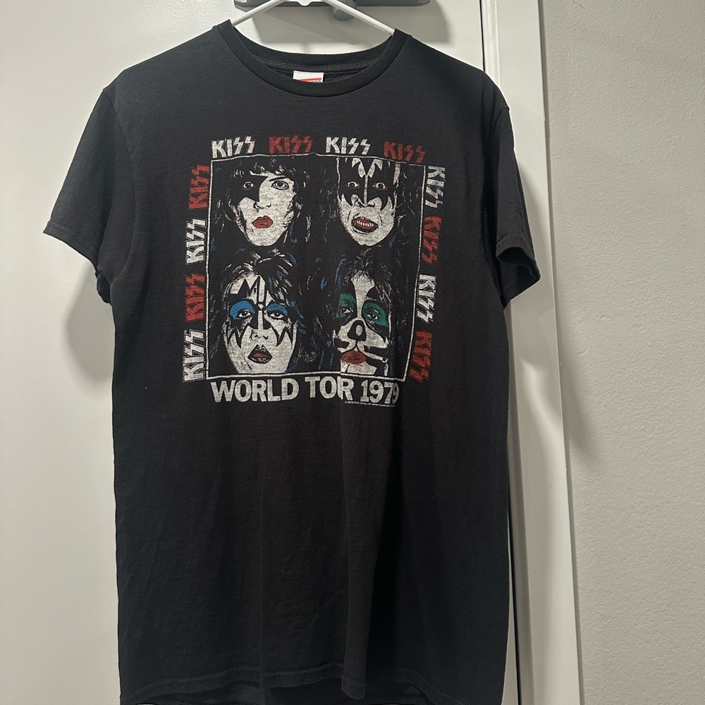 KISS World Tour 1979 Black T-Shirt